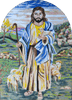 Arte em mosaico - Jesus, o grande pastor