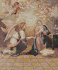 Annonciation de la Vierge Marie - Reproduction d'art en mosaïque