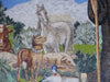 Murale mosaico religioso di Sant'Antonio