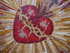 Crucificação do Coração de Cristo Mural em Mosaico