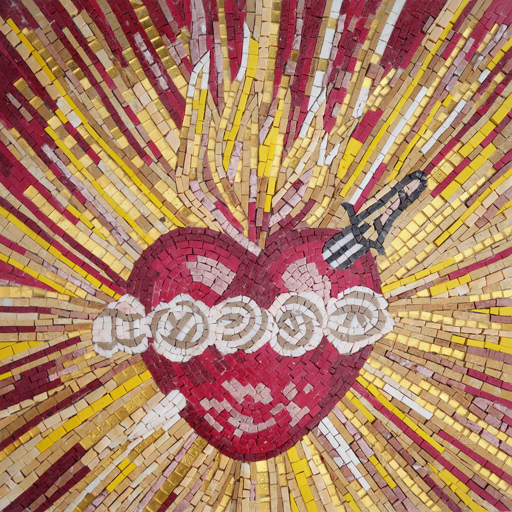 Arte em mosaico - Sagrado Coração