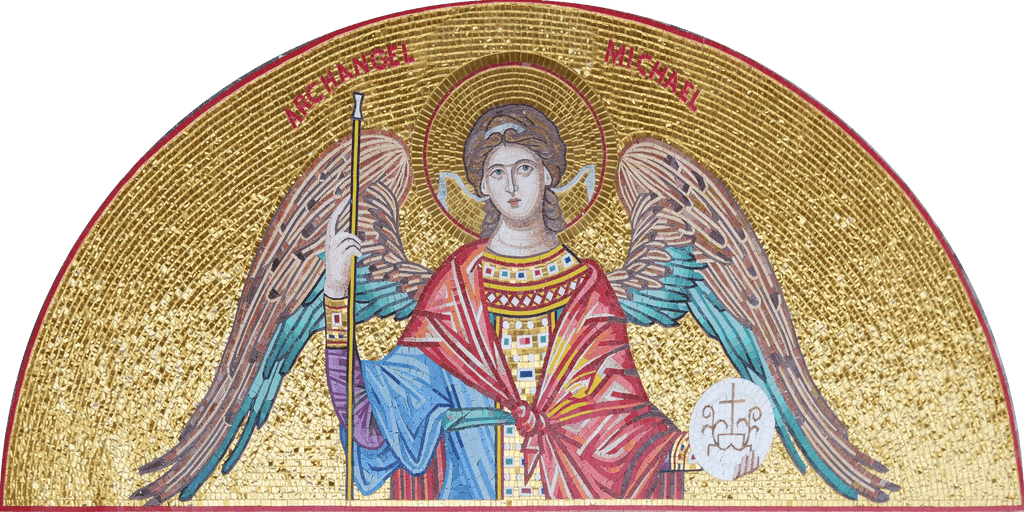 Icône de la mosaïque de l'archange Michael