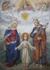 La Sainte Famille de Nazareth - Icône de l'art de la mosaïque