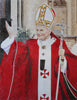 Oeuvre de mosaïque Saint Pape Jean Paul II