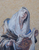 Santa Verônica - ícone da arte em mosaico