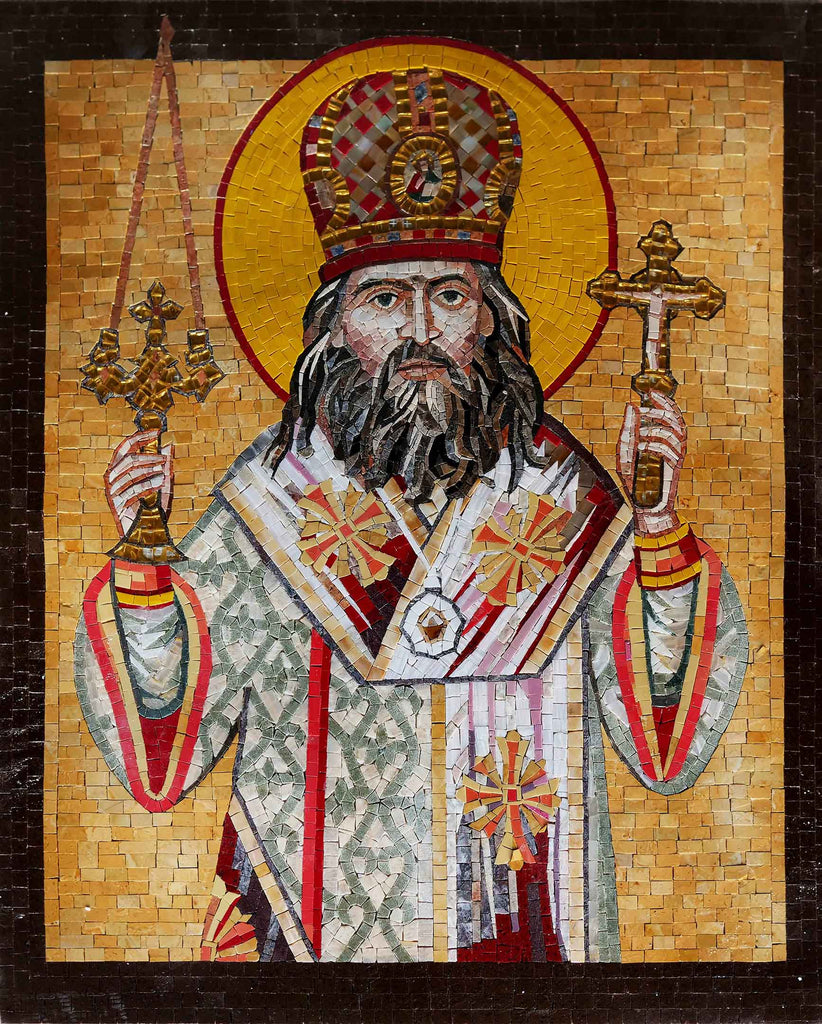 San Juan Maximovitch - Icono de mosaico religioso