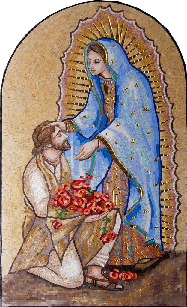 Arte em mosaico - A Senhora de Guadalupe