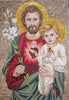 Mosaic Wall Art - St. Joseph & Baby Jesus
