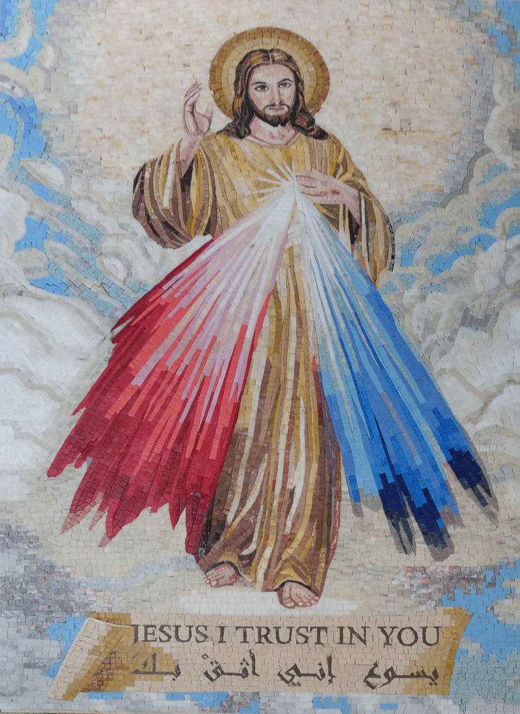 Mosaic Art - Jesus I Trust In You