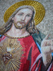Obra de mosaico - Diseño de Jesucristo