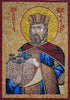 Obra de mosaico - Icono religioso