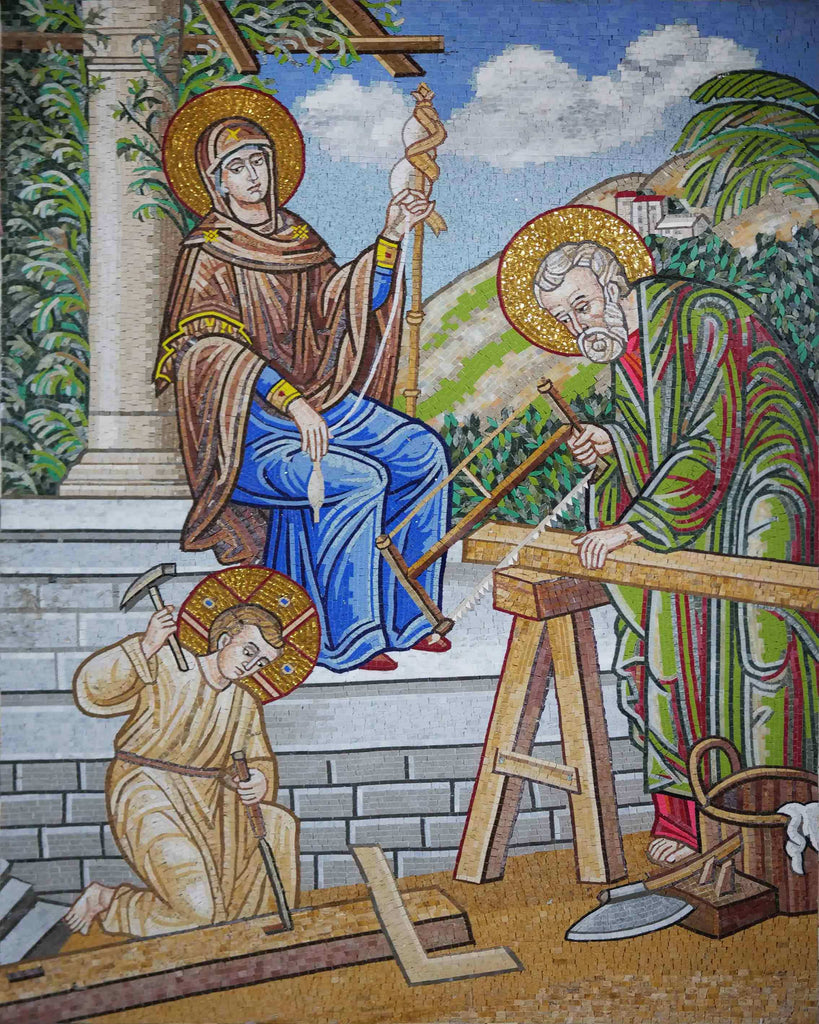 Arte Religiosa do Mosaico - A Sagrada Família