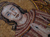 Arte religioso del mosaico - El ángel de los ojos azules