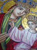 Mosaico religioso - Jesus e Maria
