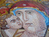 Mosaico religioso - Ritratto di Maria e Gesù