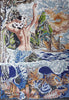 Dancing mermaid- Marble Mosaic Art