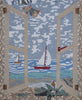 Vista del balcón de navegación - Arte mosaico