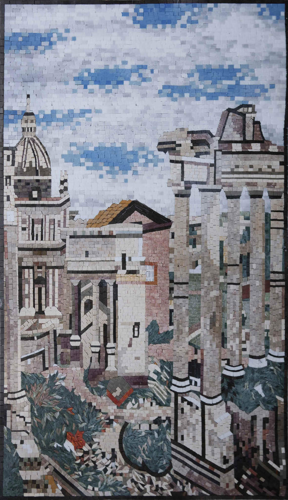 Пейзаж с мозаикой из мрамора - Le Paysage