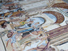 Obra de mosaico - "Escuela de Atenas" de Rafael