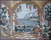 Landschaftsmosaik - Szene der Toskana
