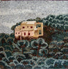 Casa su un mosaico di collina