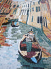 Arte del mosaico del paisaje - Calles de Venecia