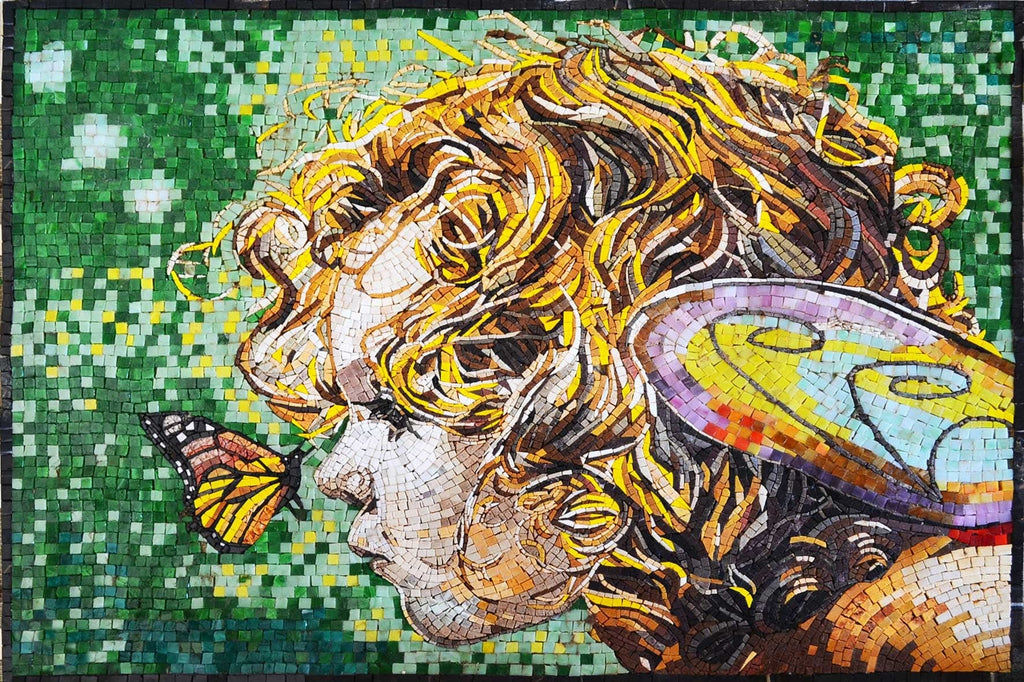 Mosaic Art - The Butterfly Beauty