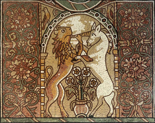 Religious Art Mosaic - Jewish Hodorov