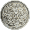 Arte em mosaico - o medalhão dos anjos