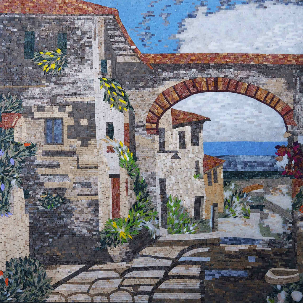 Arte della parete del mosaico - Città vecchia