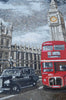London Big Ben - Mosaikkunst