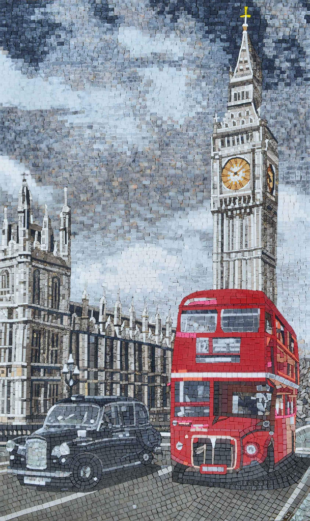 London Big Ben - Mosaic Art