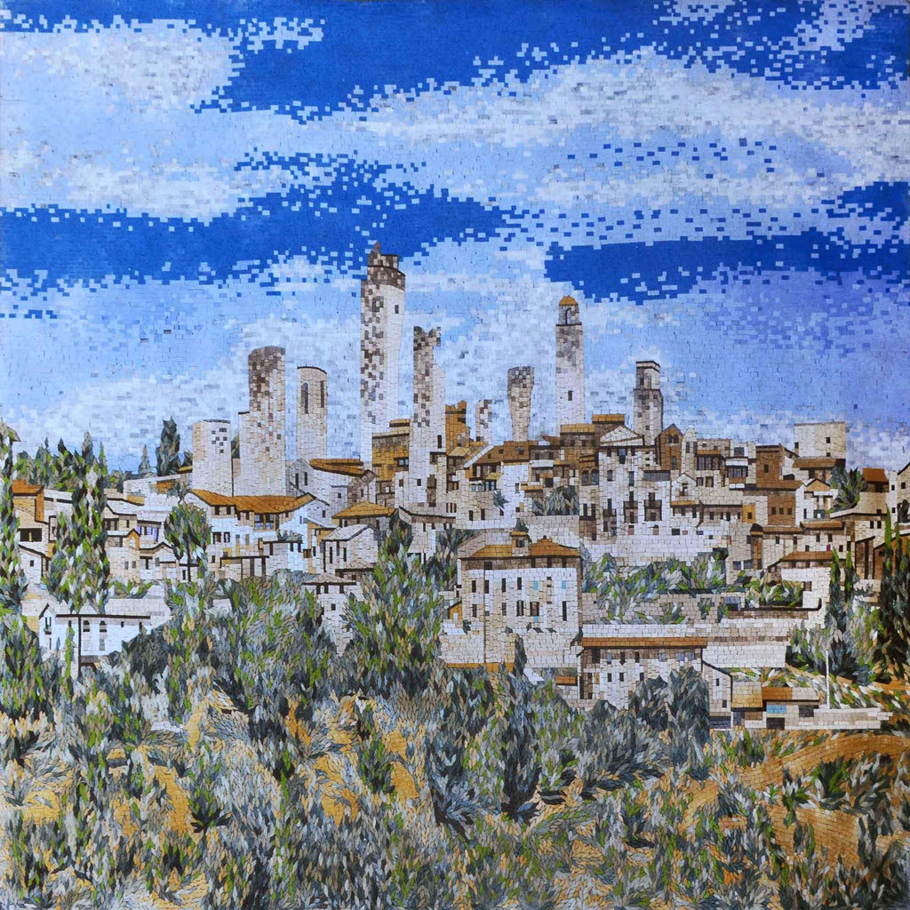 Paysage de mosaïque - Cava De Tirreni