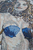 Mosaico a ritratto completo della sirena