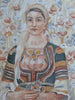 Vladimir Dimitrov "Singing Harvesters" - Riproduzione del mosaico del ritratto femminile