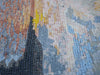 Tramonto nebbioso - Arte del mosaico
