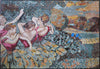 Riproduzione a mosaico di quattro ballerini