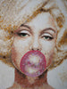 Marilyn Monroe - Retrato de arte mosaico