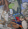 La batalla del campo de Bosworth - Reproducción en mosaico
