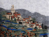 Mosaic Art - Village On The Hill