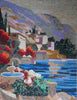 Arte de azulejos de mosaico - Ciudad abstracta
