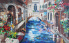 Tranquilla vista di Venezia: capolavoro del mosaico italiano