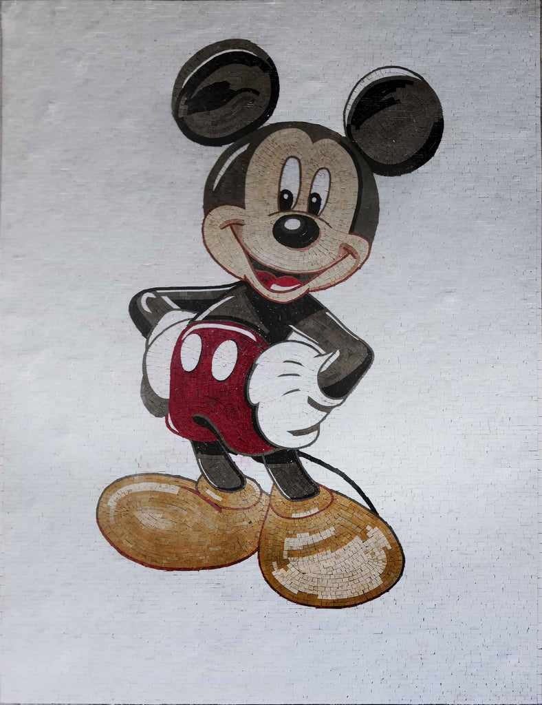 Mosaic Artwork - Mickey Mouse