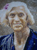 Mosaic Artwork - Old Lady Portrait