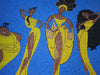 Obra de mosaico - Hércules cinco musas