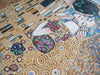 Parete in mosaico - "Il bacio" di Gustav Klimt