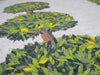 Macetas para árboles - Arte de pared en mosaico