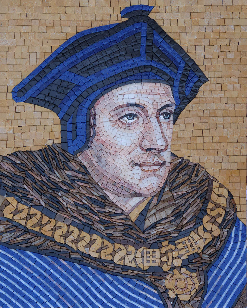 Ritratto di Sir Thomas - Ritratto in mosaico