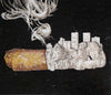 Arte abstracto del mosaico del cigarro
