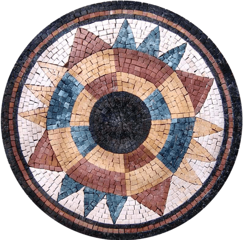 Mosaic Tile Artwork - Solaria Rondure